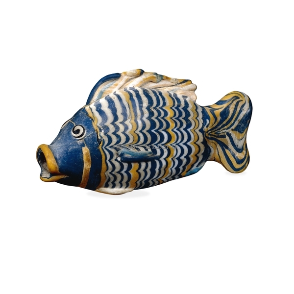 From el-Amarna, Egypt 18th Dynasty, around 1390-1336 BC_glass bottle.jpg