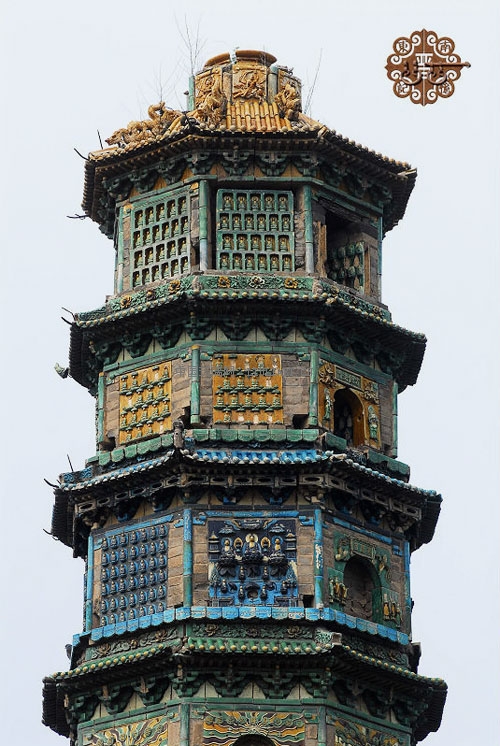 山西晋城寿圣寺琉璃塔